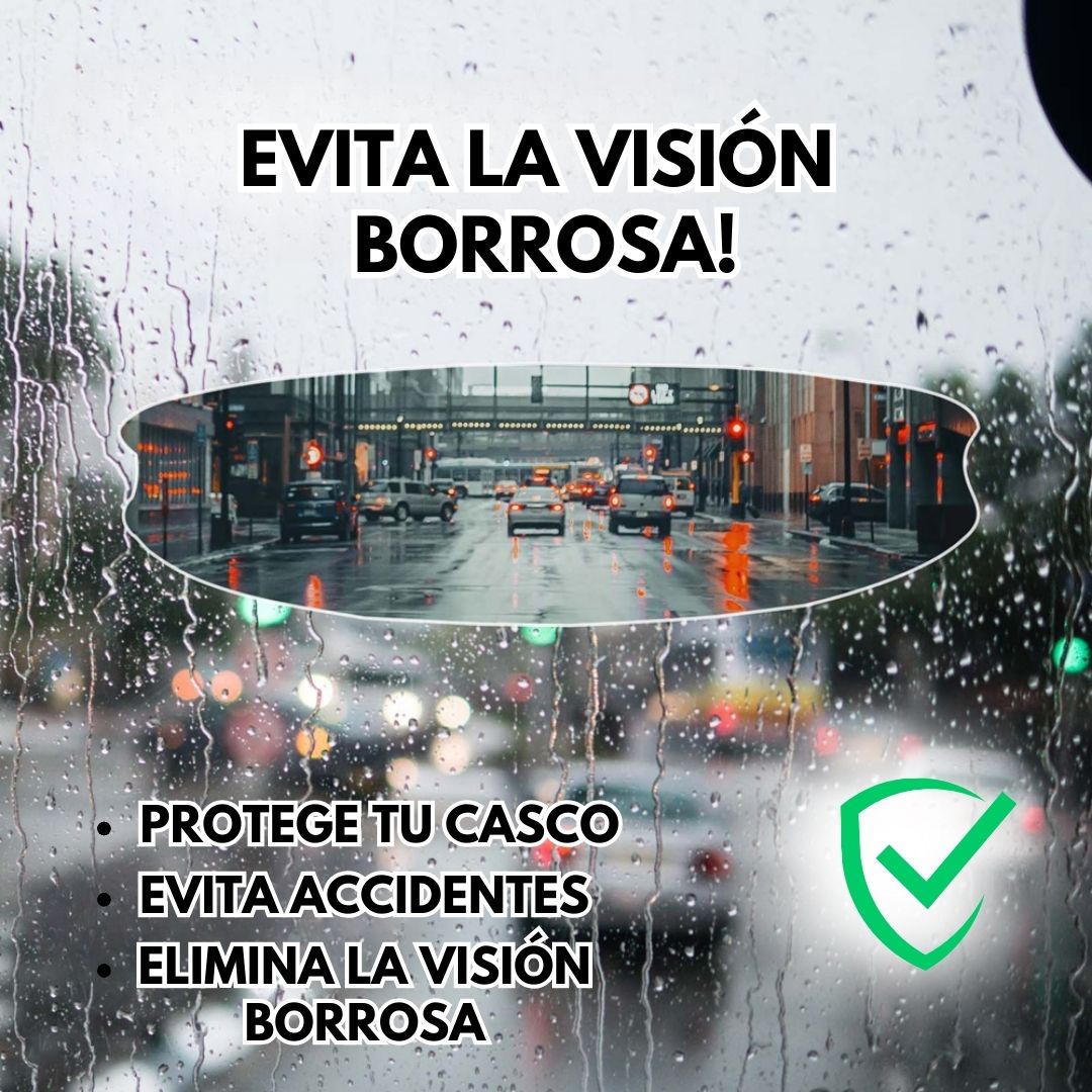 PELÍCULA PARA CASCO ANTIEMPAÑANTE Y ANTILLUVIA