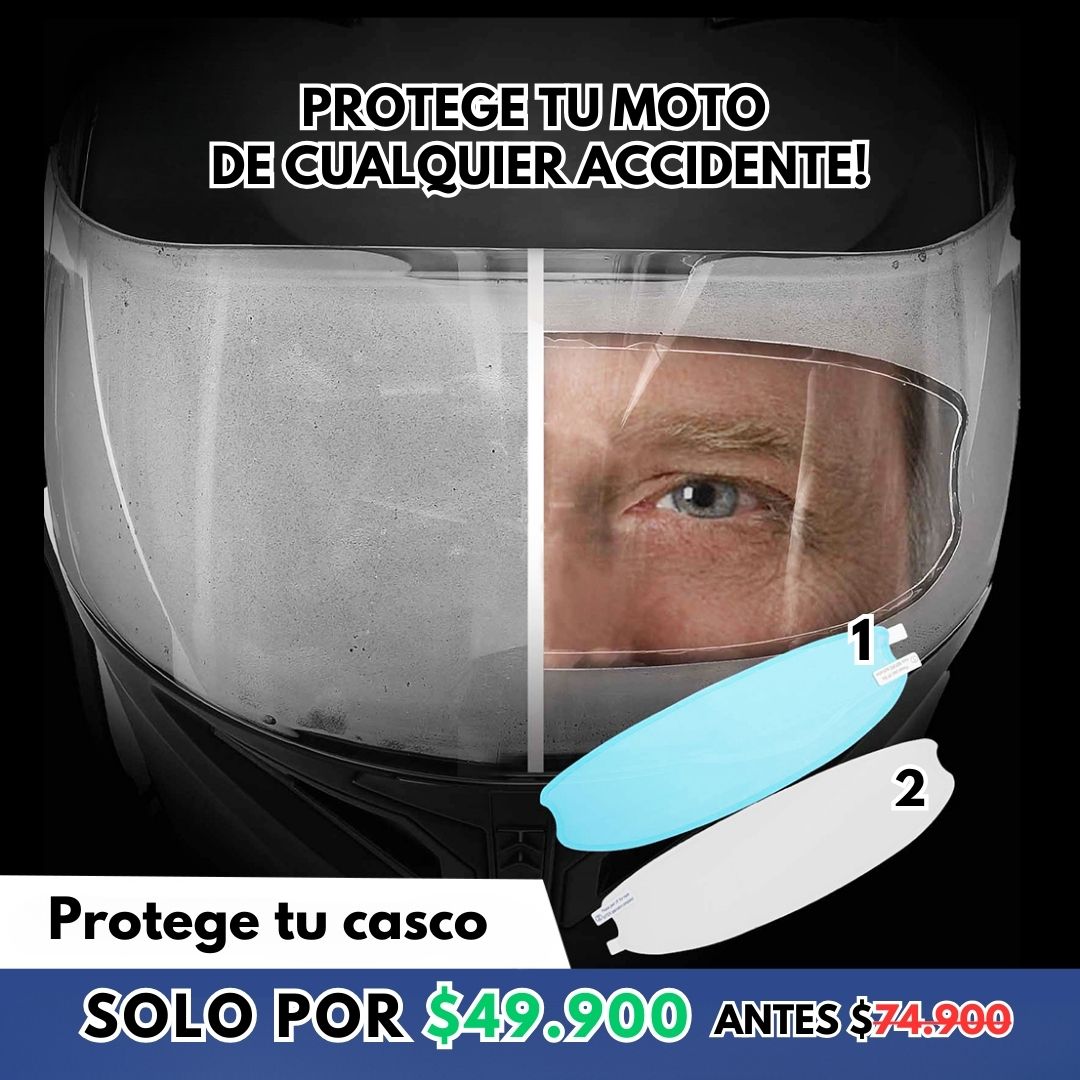 PELÍCULA PARA CASCO ANTIEMPAÑANTE Y ANTILLUVIA