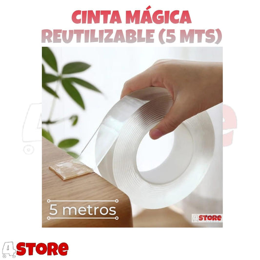 🧵 CINTA MAGICA REUTILIZABLE 5 MTS 🧵